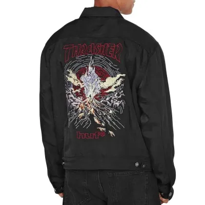 Chaqueta Huf X Thrasher Trucker Jacker