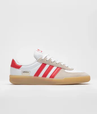 Adidas Glenburn Shoes Ftwr / Better Scarlet / 3