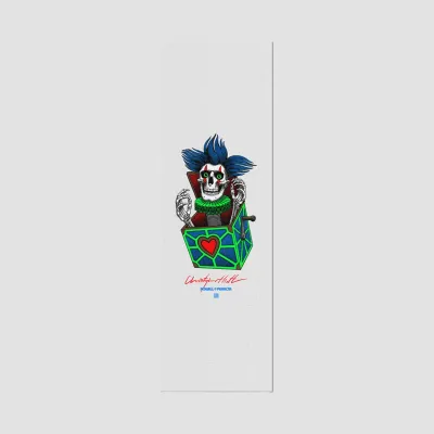 Powell Peralta Chris Hiett Skull Grip Tape Clear