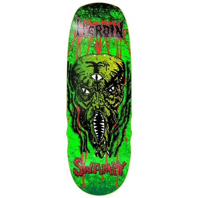 Heroin Skateboards Swampy Knock Offs 2 Slime Face