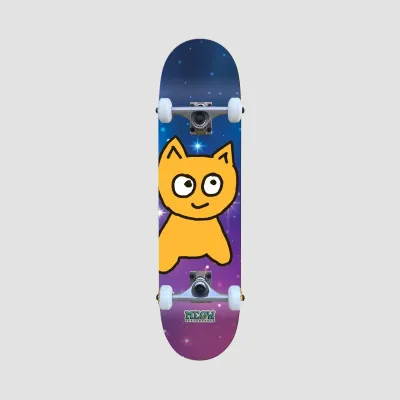 Meow Big Cat Skateboard Galaxy