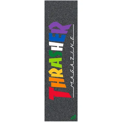 Mob Thrasher Rainbow Griptape Sheet Black/yellow