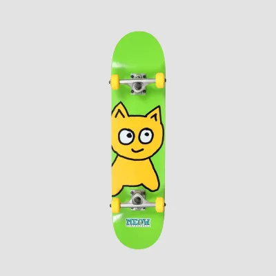 Meow Big Cat Skateboard Green ''