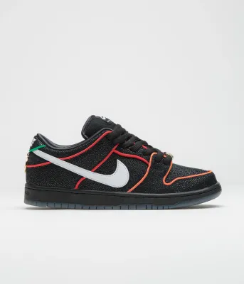 Nike Sb X Bronx Girls Skate Dunk Low Pro Shoes / Challenge Total