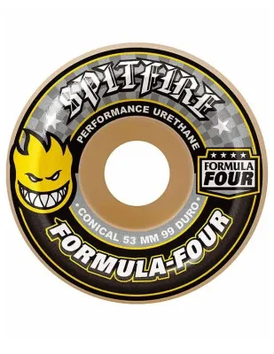 Skate Spitfire F4 Cncl Ylw Prnt