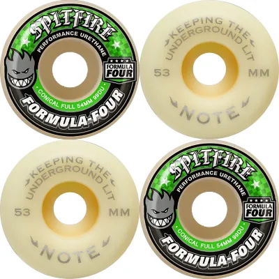Spitfire X Note Formula Four Conical Full 99du