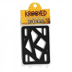 Krooked Riser Black 1/4