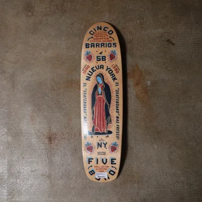 5 Boro Skateboards Cinco Barrios Cruiser Large