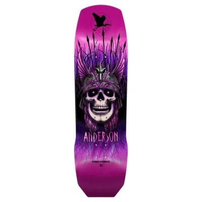 Powell Peralta Skateboards Andy Anderson Heron Skull Foil
