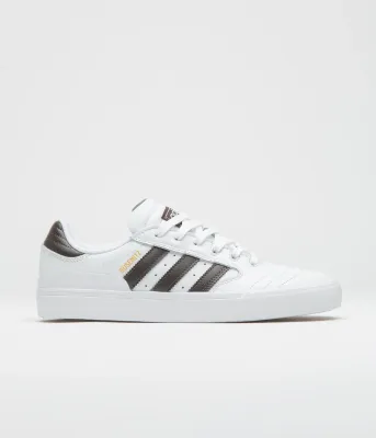 Adidas Busenitz Vulc Ii Shoes Ftwr / Aurora Coffee / Metallic