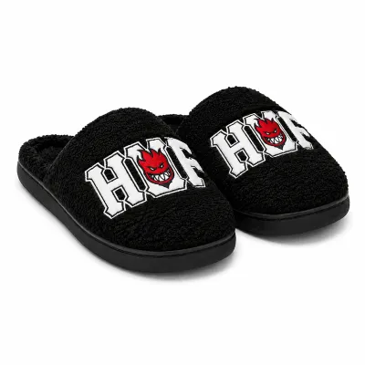 Huf X Spitfire Fuzzy Slipper