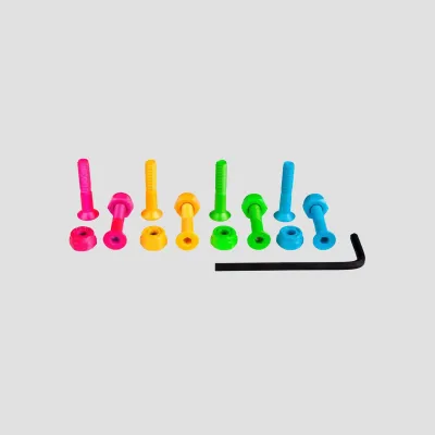 Sushi Coloured Bolts 1 Inch Allen