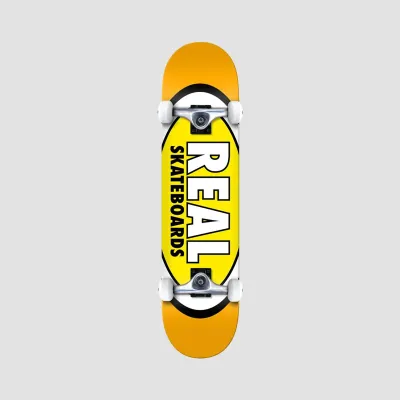 Real Classic Oval Skateboard Yellow