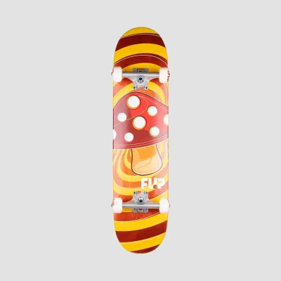 Flip Team Pop Shroom Skateboard Orange