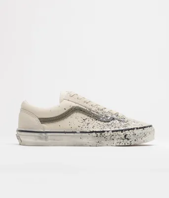 Vans Lx Old Skool Shoes Paint Splatter Turtledove