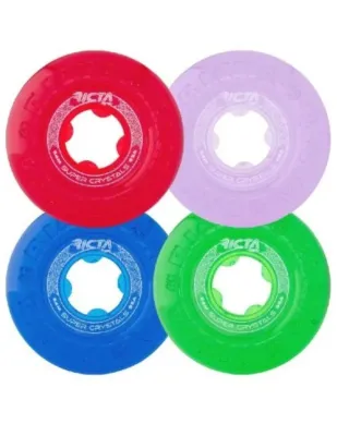 Skate Ricta Super Crystal Transparete Azúl